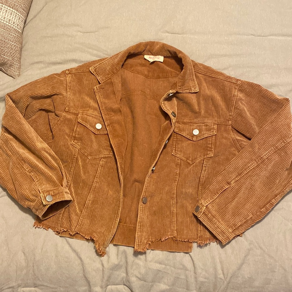 NWOT Corduroy Bomber Jacket